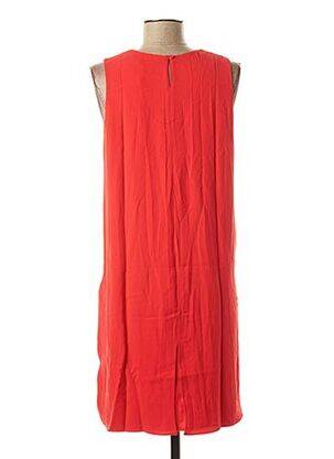 Robe courte sans manche sans manche orange TREND femme