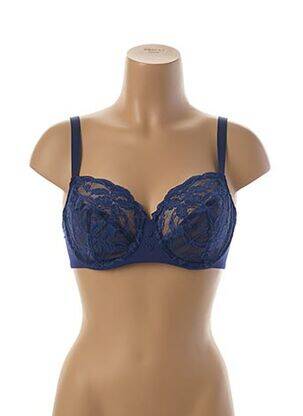 Soutien-gorge légère et transparente bleu LOU femme