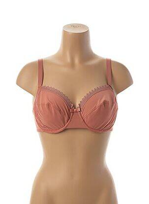 Soutien-gorge légère et transparente orange LOU femme