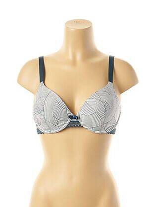 Soutien-gorge haut soutien-gorge moulé haut soutien-gorge moulé bleu LOU femme