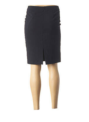 Jupe mi-longue stretch bleu MAISON 123 femme