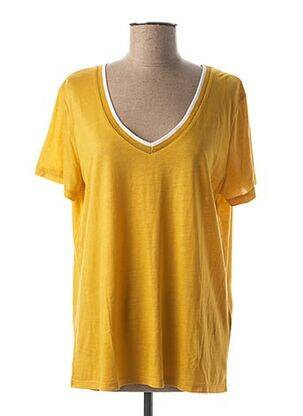 T-shirt jaune MAISON 123 pour femme