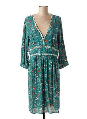 Robe mi-longue vert MAISON 123 femme