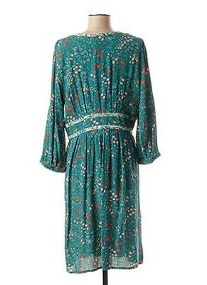 Robe Fourreau En Soie MAISON 123 Mi-longue Taille 42/XL - Occasion Très Bon état, Couleur Marron, Sans Manches