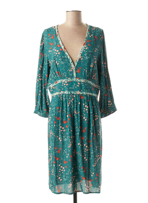 Robe mi-longue vert MAISON 123 pour femme