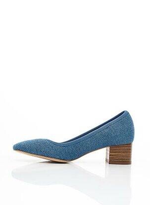 Escarpins talon de 4 à 6cm bleu MAISON 123 femme