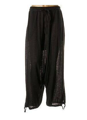 Pantalon large noir BLACK LABEL pour femme
