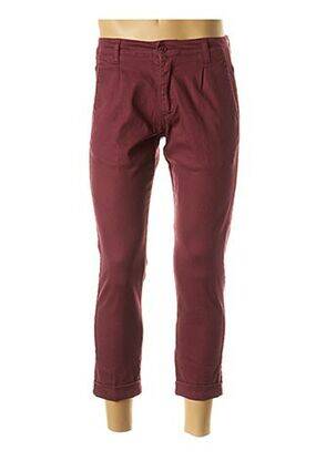 Pantalon chino rouge HIMSPIRE pour homme