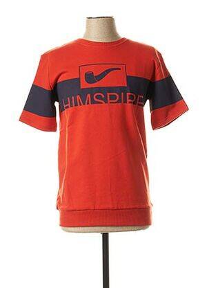 Sweat-shirt orange HIMSPIRE pour homme