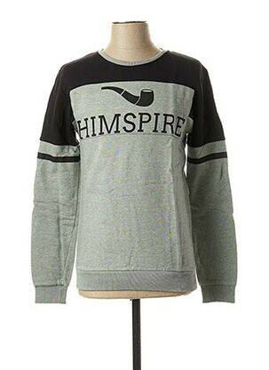 Sweat-shirt vert HIMSPIRE pour homme