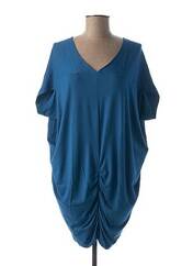 Tunique manches courtes bleu KEDUA pour femme seconde vue