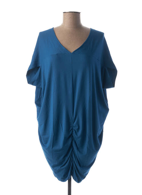 Tunique manches courtes bleu KEDUA pour femme