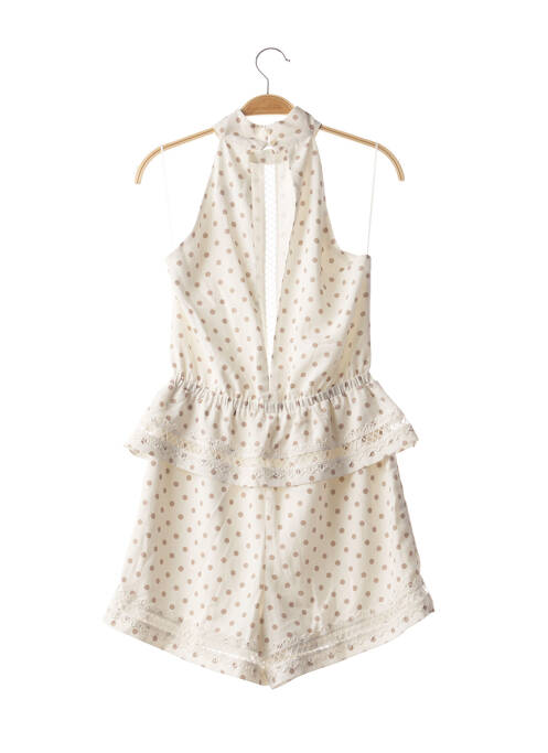 Combishort blanc SHILLA pour femme