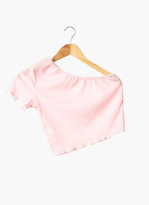 T-shirt rose SANS MARQUE pour femme
