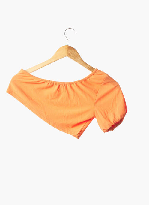 T-shirt orange BOOHOO pour femme