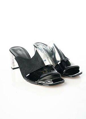 Mules/sabots talon de 7 à 9cm noir BOTKIER femme
