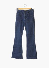 Jeans bootcut coupe bootcut taille basse bleu ACOTÉ femme