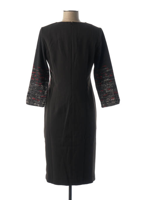 Robe mi-longue noir LA FEE MARABOUTEE pour femme