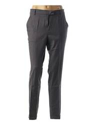 Pantalon chino taille normale taille normale gris LA FEE MARABOUTEE femme