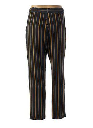 Pantalon large fermeture zippée sous rabat avec crochet taille normale bleu LA FEE MARABOUTEE femme