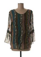 Blouse marron LA FEE MARABOUTEE pour femme seconde vue