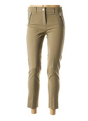 Pantalon 7/8 vert ABSOLU femme