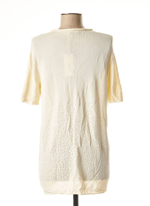 Pull tunique beige FUZZI pour femme