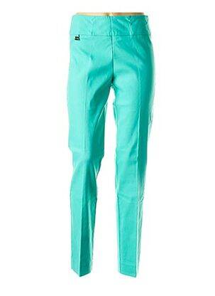 Pantalon 7/8 stretch vert JOSEPH RIBKOFF femme