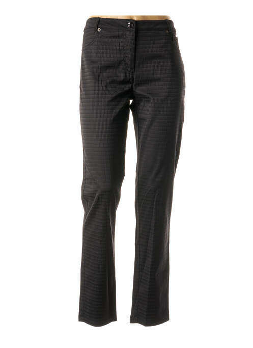 Pantalon slim noir TRICOT CHIC pour femme