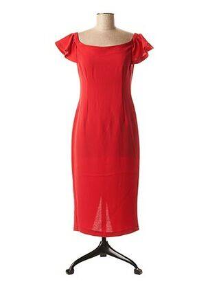 Robe mi-longue rouge ETXART&PANNO pour femme