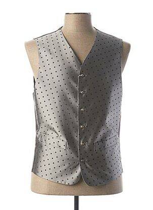 Gilet sans manche gris BAL MASQUE pour homme