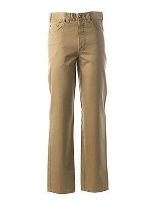Pantalon droit beige CH. K. WILLIAMS pour homme