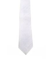 Cravate blanc JEAN DE SEY pour homme seconde vue