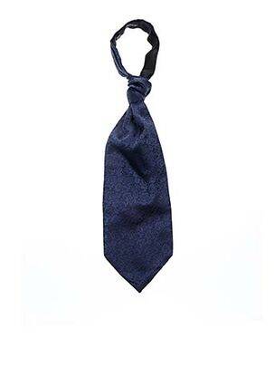Cravate bleu JEAN DE SEY pour homme