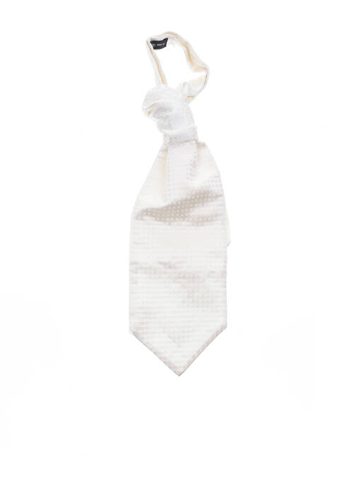 Cravate blanc JEAN DE SEY pour homme