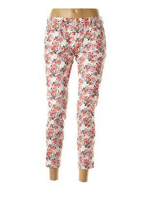 Pantalon slim taille normale taille normale rose REIKO femme