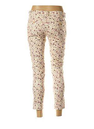 Pantalon slim taille normale taille normale beige REIKO femme