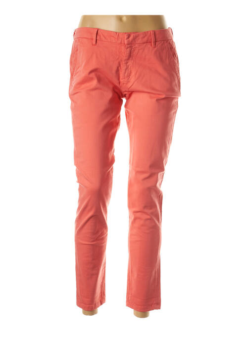 Pantalon droit orange REIKO pour femme