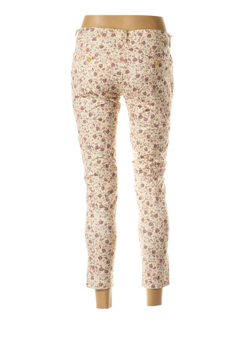 Pantalon slim beige REIKO pour femme