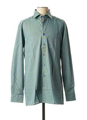 Chemise manches longues vert MARVELIS pour homme