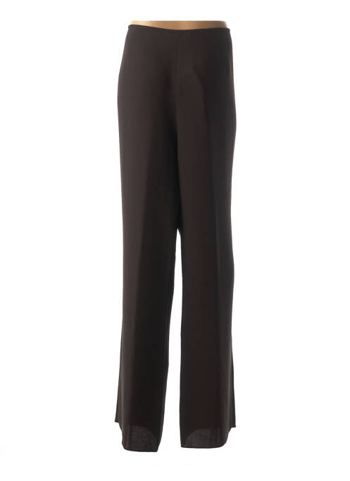 Pantalon droit marron MARINA RINALDI pour femme