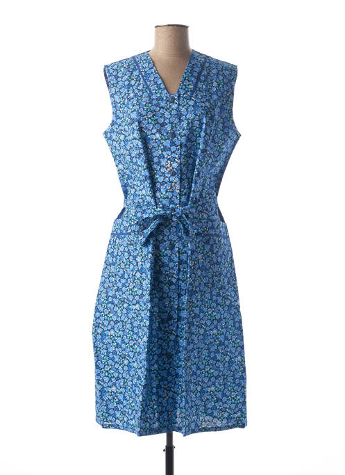 Robe mi-longue bleu GUY DUBOUIS pour femme