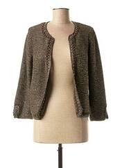 Gilet manches longues marron MAISON 123 pour femme seconde vue