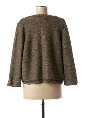 Gilet manches longues marron MAISON 123 pour femme seconde vue