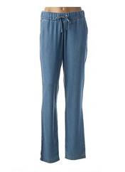 Pantalon droit bleu GRIFFON pour femme seconde vue