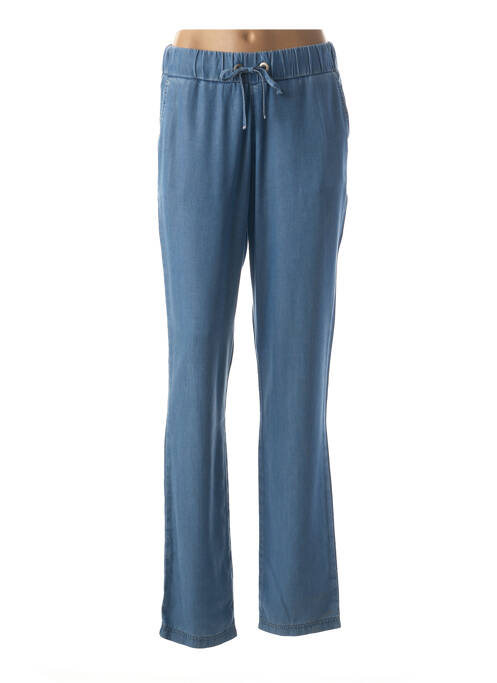 Pantalon droit bleu GRIFFON pour femme