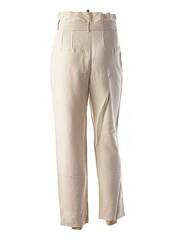 Pantalon slim beige COTTON BROTHERS pour femme seconde vue