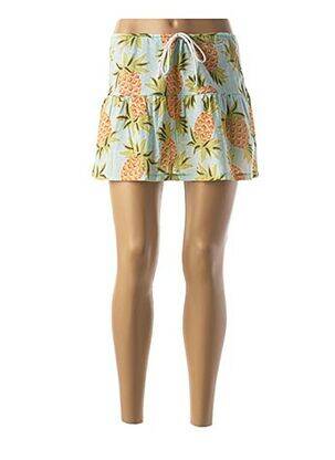 Jupe courte bleu JENNA DE ROSNAY pour femme