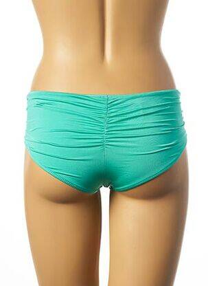 Bas de maillot de bain tissage satiné culotte bleu PRELUDE femme