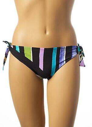 Bas de maillot de bain fermeture liens à nouer bikini noir RITRATTI femme
